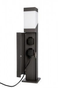 Bollard light Deko-Light Puka Mana dark gray E27 IP54