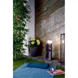 Pollarivalaisin Deko-Light Arawan tummanharmaa 4,8W 150lm 360° IP44 830