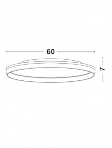 Kattovalaisin Nova Luce Vomos valkoinen 230V 55W 4760lm IP20 DIMMABLE 2700K + 3000K