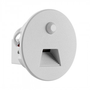 Upotettava seinävalaisin Deko-Light Alwaid Pro Motion valkoinen IP20