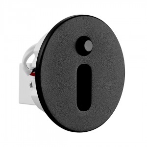 Recessed wall light Deko-Light Alwaid Pro Motion black IP20
