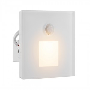 Upotettava seinävalaisin Deko-Light Alwaid Pro Motion valkoinen IP20