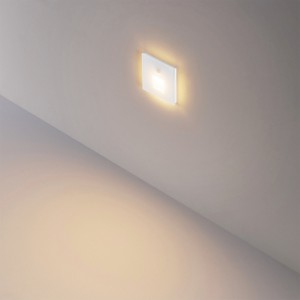 Upotettava seinävalaisin Deko-Light Alwaid Pro Motion valkoinen IP20