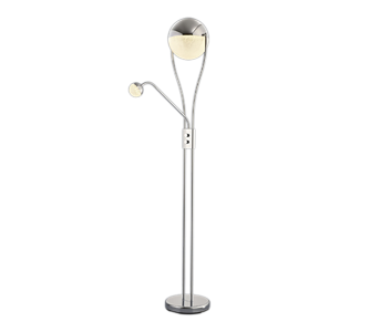 Торшер Trio Lighting Chris хром 21,8W 2350lm IP20 3000K теплый белый