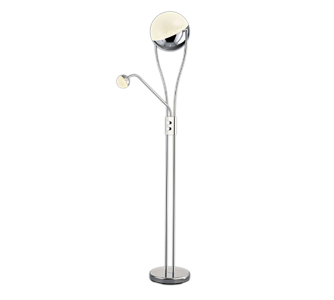 Торшер Trio Lighting Chris хром 21,8W 2350lm IP20 3000K теплый белый
