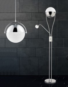 Торшер Trio Lighting Chris хром 21,8W 2350lm IP20 3000K теплый белый