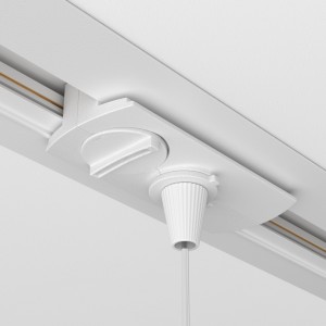 Virtakiskolisävaruste Maytoni 1-phase adapter valkoinen