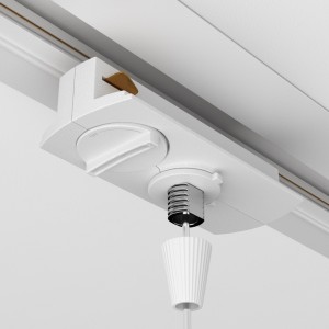 Virtakiskolisävaruste Maytoni 1-phase adapter valkoinen