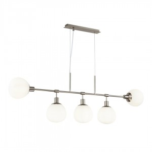 Rippvalgusti Maytoni Erich nikkel / valge 40W E14 IP20