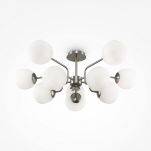Rippvalgusti Maytoni Erich nikkel / valge 40W E14 IP20