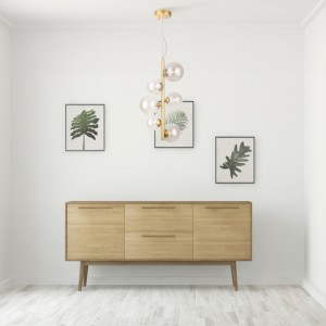 Pendant lamp Maytoni Dallas 6 X G9 gold / amber G9 IP20