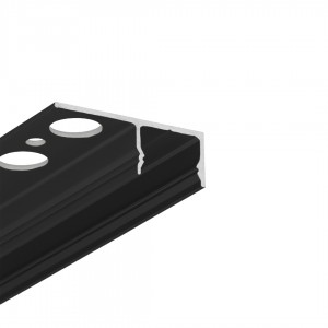 Alumiiniumprofiil TOPMET UNI-TILE12 180deg C PLU 2m must