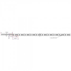 LED-valonauha RETECHAS 120LED 1m 24V 12W 1300lm IP20 930