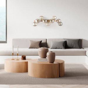 Wall light Maytoni Dallas 9 gold / amber G9 IP20