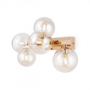 Wall light Maytoni Dallas 5 gold / amber G9 IP20