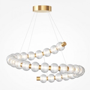 Rippvalgusti Maytoni Amulet läbipaistev / kuldne 40W 1900lm 360° IP20 830