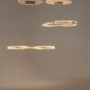 Pendant lamp Maytoni Krone brass 45W 2925lm 180° IP20 930