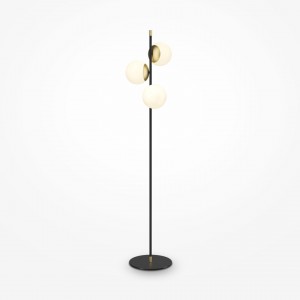 Торшер Maytoni Nostalgia 3 черный / золотой 40W E14 IP20 DIMMABLE