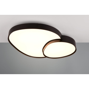 Ceiling lamp Trio Lighting Rise black 45W 5300lm IP20 DIMMABLE 2700K-6500K warm + cold  white