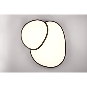 Ceiling lamp Trio Lighting Rise black 45W 5300lm IP20 DIMMABLE 2700K-6500K warm + cold  white