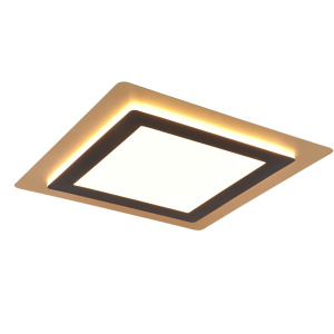 Ceiling lamp Trio Lighting Morgan black / golden 6000lm IP20 DIMMABLE 2700K-6500K warm + cold  white