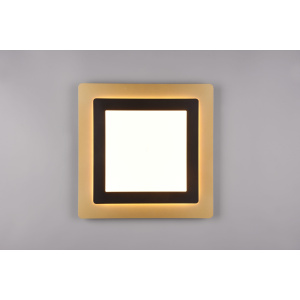 Ceiling lamp Trio Lighting Morgan black / golden 6000lm IP20 DIMMABLE 2700K-6500K warm + cold  white