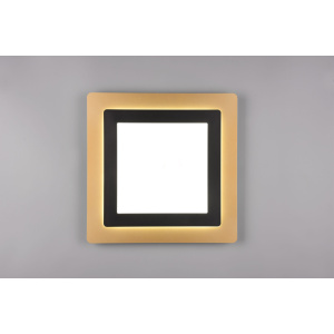 Ceiling lamp Trio Lighting Morgan black / golden 6000lm IP20 DIMMABLE 2700K-6500K warm + cold  white