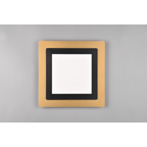 Ceiling lamp Trio Lighting Morgan black / golden 6000lm IP20 DIMMABLE 2700K-6500K warm + cold  white