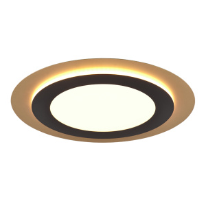 Ceiling lamp Trio Lighting Morgan black / golden 42W 5600lm IP20 DIMMABLE 2700K-6500K warm + cold  white