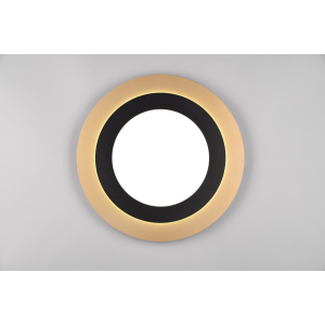 Ceiling lamp Trio Lighting Morgan black / golden 42W 5600lm IP20 DIMMABLE 2700K-6500K warm + cold  white