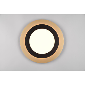 Ceiling lamp Trio Lighting Morgan black / golden 42W 5600lm IP20 DIMMABLE 2700K-6500K warm + cold  white