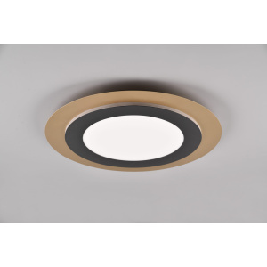 Ceiling lamp Trio Lighting Morgan black / golden 42W 5600lm IP20 DIMMABLE 2700K-6500K warm + cold  white