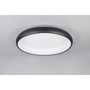 Plafoon Trio Lighting Cardona must 38W 4400lm IP20 switch dimmer 2300K, 3000K, 4000K 3CCT