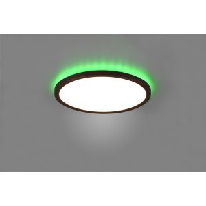 Dome light Trio Lighting Aureo RGB black 18W 2200lm IP20 DIMMABLE 3000K-6500K 2CCT