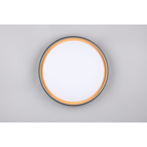 Plafondi Trio Lighting Felis musta 24W 2500lm IP20 switch dimmer 2700K-6500K