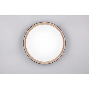 Plafondi Trio Lighting Felis musta 24W 2500lm IP20 switch dimmer 2700K-6500K