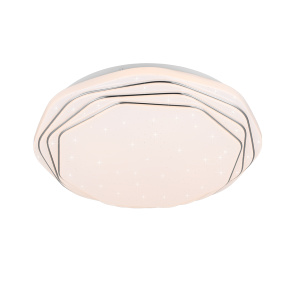 Ceiling lamp Trio Lighting Dizzy white 2600lm CRI80 IP20 DIMMABLE 2700K-6500K warm + cold  white