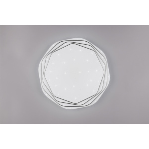 Ceiling lamp Trio Lighting Dizzy white 2600lm CRI80 IP20 DIMMABLE 2700K-6500K warm + cold  white