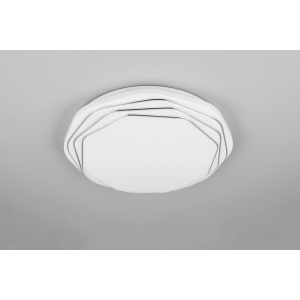 Ceiling lamp Trio Lighting Dizzy white 2600lm CRI80 IP20 DIMMABLE 2700K-6500K warm + cold  white