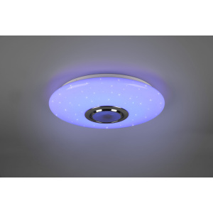 Plafoon Trio Lighting Musica Bluetooth kõlariga valge 15,5W 1700lm CRI80 IP20 DIMMABLE 3000K-6000K