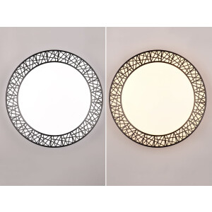 Ceiling lamp Trio Lighting Cluster black / white 40W 4300lm IP20 switch dimmer 2700K-6500K warm + cold  white