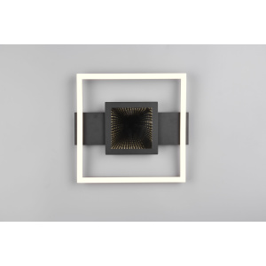  Trio Lighting Wheeler black 16W 2000lm IP20 830