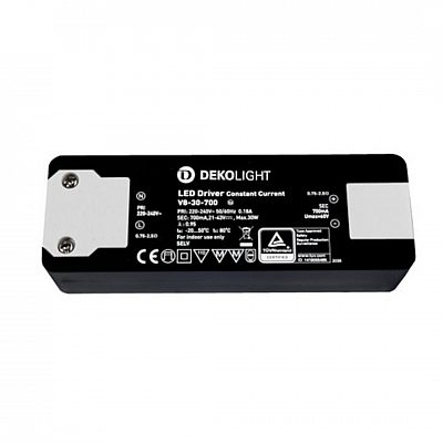 Блок питания Deko-Light BASIC, CC, V8-30-700 mA/14.0-30.0 W черный 30W IP20