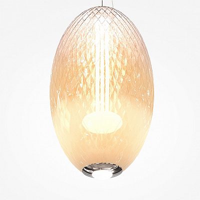 Rippvalgusti Maytoni Bruma kroom / valge 19W 2500lm 120° IP20 827
