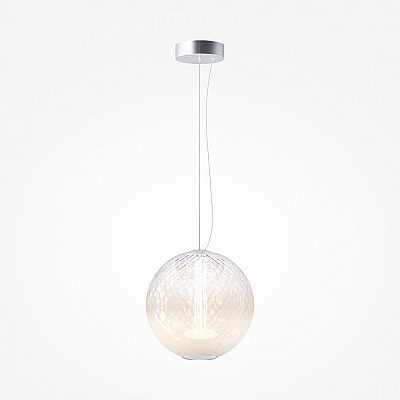 Rippvalgusti Maytoni Bruma kroom / valge 15W 2000lm 120° IP20 2700K soe valge
