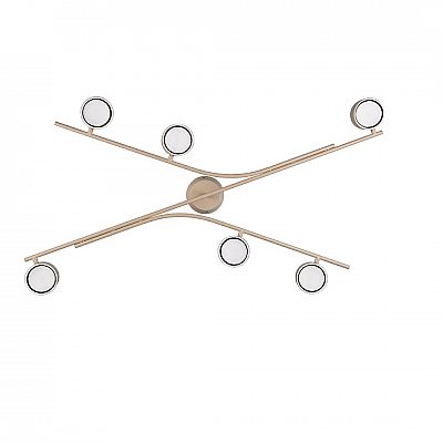 Ceiling lamp Trio Select Coda 6 beige G53 IP20