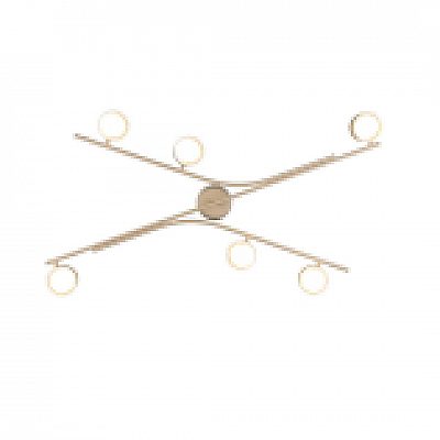 Ceiling lamp Trio Select Coda 6 beige G53 IP20