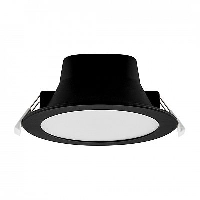 Встраиваемый светильник Deko-Light Acrux Pro 145 черный 230V 20W 2500lm CRI90 IP54 Dip Switch 2700K, 3000K, 4000K