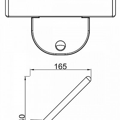 Julkisivuvalaisin Deko-Light Alkes L Motion liikumisanduriga harmaa 36W 1720lm IP65 830