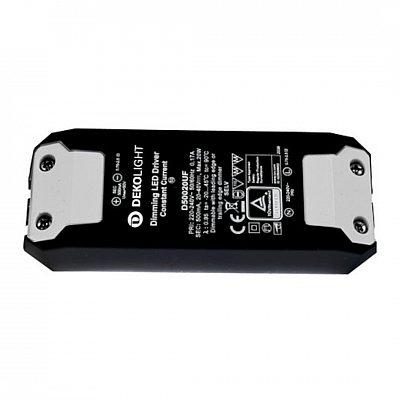 Блок питания Deko-Light Power supply BASIC, DIM, CC, D50020UF/20 W черный 20W IP20 DIMMABLE